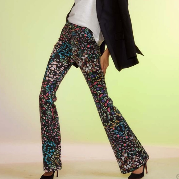 Cynthia Rowley Bonded Fit & Flare Pants - Picture 2 of 7